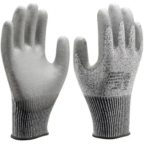 Luva Anti-Corte Nível 5 Com Banho PU Super Safety SS1008 CA 32036