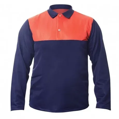 Blusa Para Operador de Motosserra Laranja e Azul Sayro CA 43494