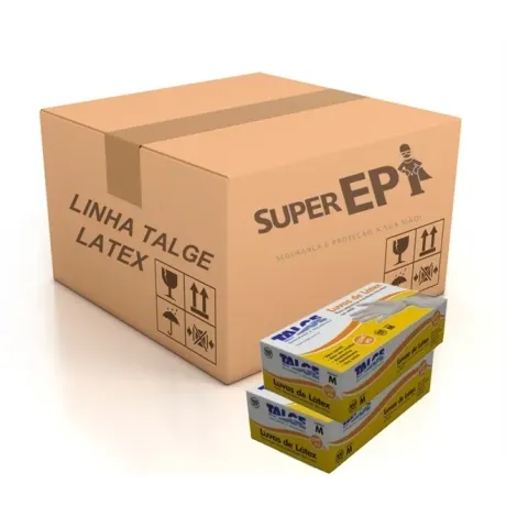 Luva de Látex Profissional Com Talco Talge CA 28324 - Atacado
