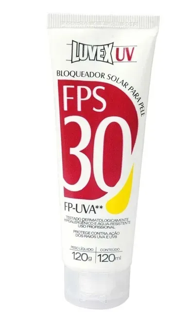 Bloqueador solar Luvex UVA/UVB FPS 30 120ml