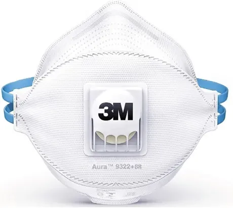 Respirador 3M Valvulado AURA 9322+BR PFF2
