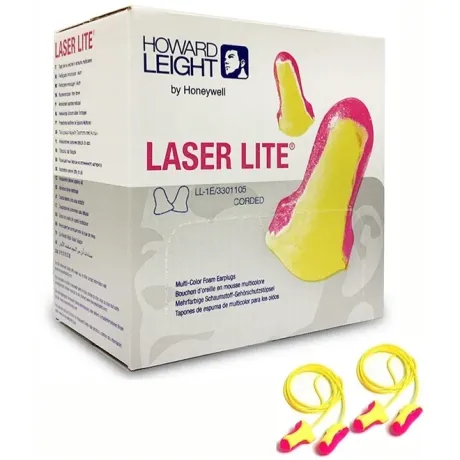 Protetor Auricular de Espuma Confortável Honeywell Laser Lite - Caixa 100 Pares