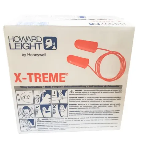 Protetor Auricular de Espuma C/ Cordão X-TREME Honeywell - Caixa 100 Pares