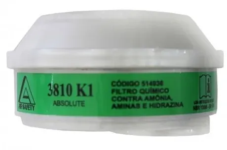 Filtro Químico Para Amônia 3810 K1 Air Safety
