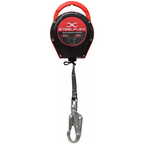Trava-Quedas Retrátil Steelflex 6 m STF CQTQ0176 – Segurança Total em Altura