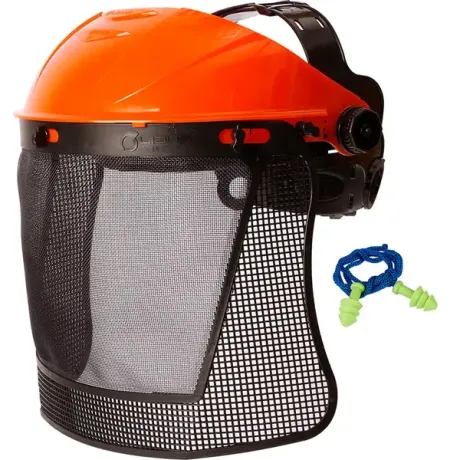 Kit Roçador Libus Protetor Facial Malha Florestal 8x14 ANSI Z87.1 + Auditivo Quantum NRRsf 14 dB 902813 CA 35.981