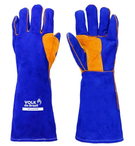 Luva Soldador Longa Weld Master Volk Até 350º Cumprimento 41cm CA 19894