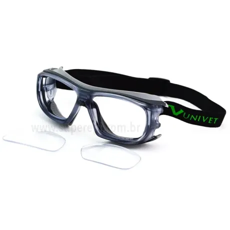 Óculos Univet 5X9E Com Elástico Permite Lentes de Grau CA 37807