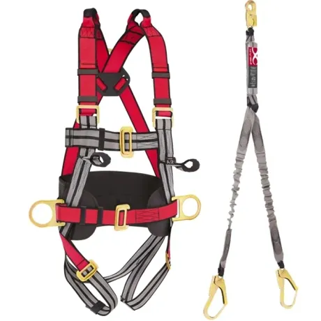 Cinturão Steelflex 4 Pontos CQCT4121 Com Talabarte Em Y CQTL0135