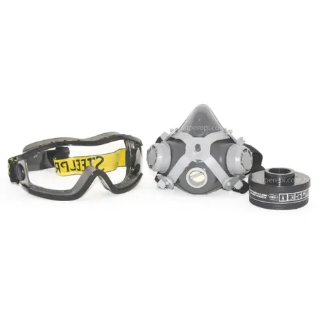 Máscara Alltec 2001 Com Óculos Everest e Filtro VO - Odor Tintas e Solventes CMA-1