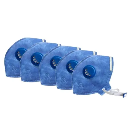 Máscara Respiratória KSN PFF3 Com Válvula Azul 20.03 CA 16968 KIT 5 Unidades