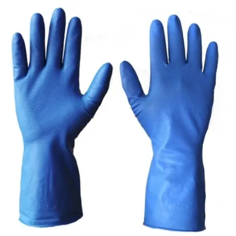 Luva Nitrílica Azul Reutilizável Ambidestra Hold Nitro Super Safety CA 38011 Par
