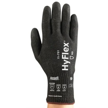Luva Ansell HyFlex 11-751 Leve e Flexível Nível 5 de Corte CA 40009