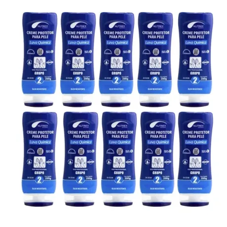Creme Protetor Luva Química Grupo 2 Nutriex 200 Gramas- Ca 35338 Caixa Com 10 Unidades