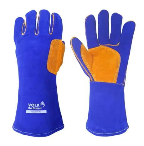 Luva de Proteção Soldador Weld Smart Volk Cano Médio Até 500º CA 42917