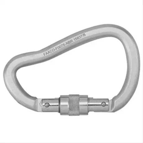 Mosquetão Facintos Tipo Pera em Aço Resistênica 30KN F007S