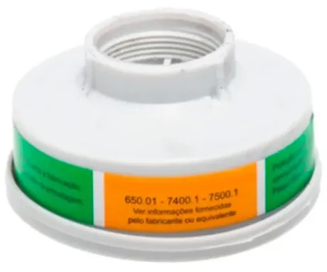 Cartucho Químico Multigases Abek1 Plastcor - 700.31111