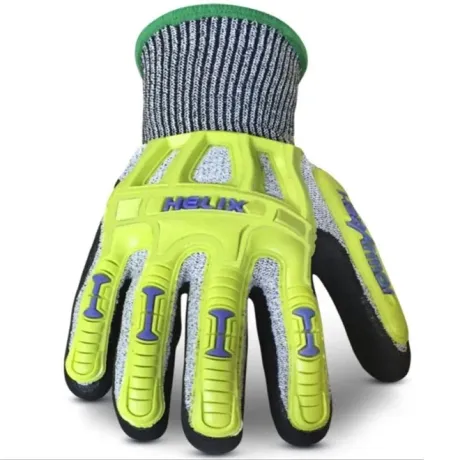 Luva Hexarmor Helix 2096 Proteção Para Impactos e Anticorte Palma Banhada em Nitrilo