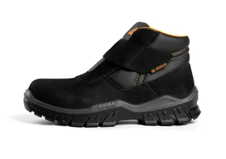 Bota Delta Plus Macaé Sb Src Couro e Velcro Impermeável Bico Composite CA 45509