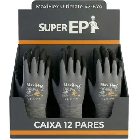 Luva Maxiflex Ultimate Atg 82.100 CA 51000 Caixa Com 12 Pares