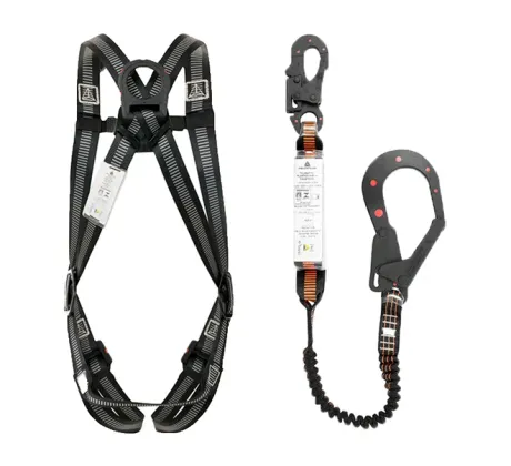 Kit Dielétrico Delta Plus Cinto 2 Pontos Fácil Ajuste HAR42EL com talabarte Fita Tubular AN235140PR
