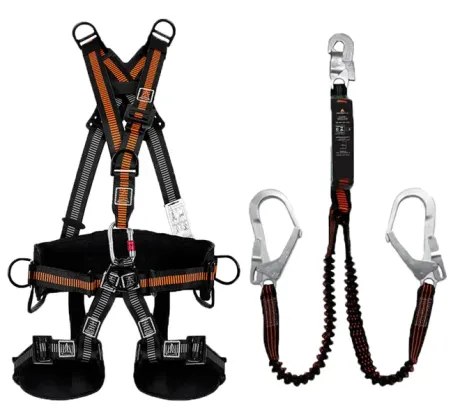 Kit Delta Plus Cinturão Guepard 6 WPSHAR36XX Tamanho G/EG Com Talabarte Duplo em Y Com Absorvedor de Energia