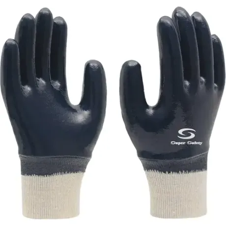 Luva de Segurança Super Safety SS1002 Banho Nitrílico Total CA 32033