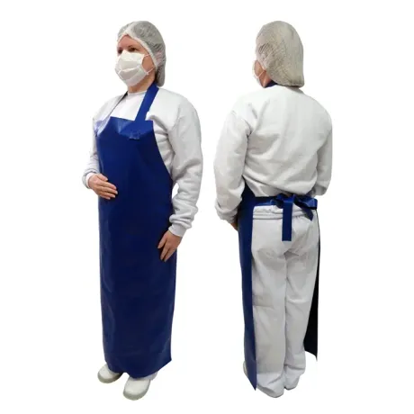 Avental de Napa Azul 1,20 X 0,70 Tira Soldada Prevemax Super Resistente CA 39512