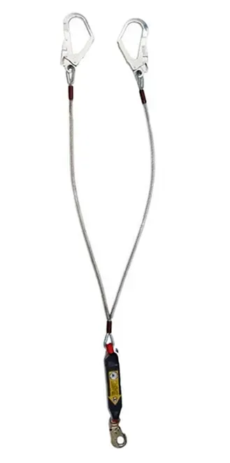 Talabarte Duplo Em Cabo de Aço Hércules HL033Y50 Com ABS  e Conectores de 53MM