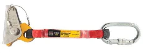Trava-Queda Ultra Safe Block Abs Em Aço Inox e Absorvedor Para Uso em Corda de 11 a 12mm