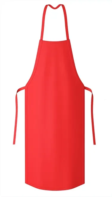 Avental de Segurança Vermelho Vértice Nylon Emborrachado 100% Impermeável 1,20 X 0,70 CA 46468 Risco Químico Tipo 6