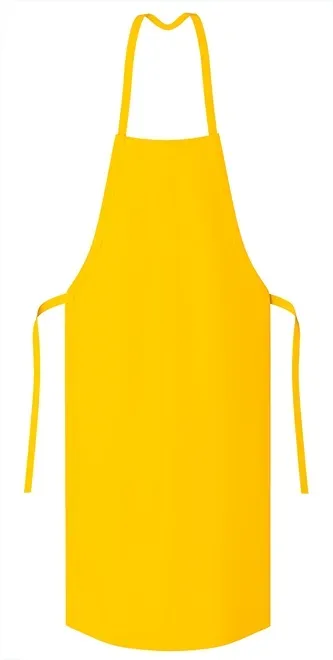 Avental de Segurança Amarelo Vértice Nylon Emborrachado 100% Impermeável 1,20 X 0,70 CA 46468 Risco Químico Tipo 6