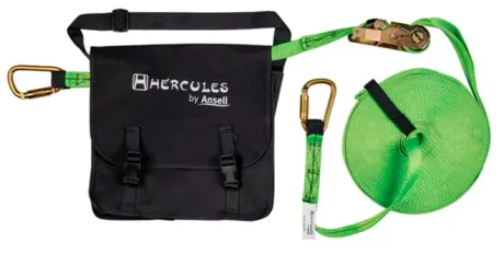 Linha de Vida Provisória Hércules HLVP01 Com 20 Metros Em Fita e 2 Conectores