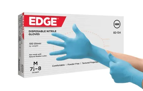 Luva Nitrílica Descartável Ansell Edge 82-134 Alta Qualidade Caixa 100 Unidades CA 42653