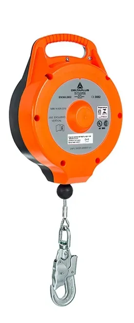 Trava-Quedas Retrátil Delta Plus em Cabo de Aço 10 Metros Delta Plus Até 150KG WPSAN12010T