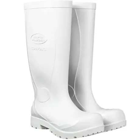 Bota de Pvc Cano Longo 35cm Com Bico de Composite Branca Calfor CELB505  CA 46877