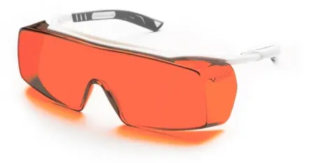 Óculos de Segurança Para Laser 150 - 532 nm Univet Lente Laranja 5X7L.00.00.653 Filtro UL-1009