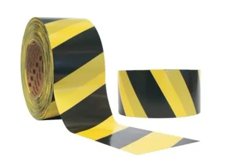 Fita de Sinalização Segurança Zebrada Sem Adesivo 3M 5702 Amarela e Preta 70MM x 200M  H0001918830