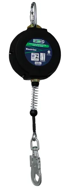Trava-Quedas Retrátil DGMaster Block-Line DG 9700 Em Cabo de Aço de 10 Metros