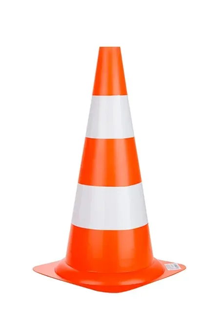 Cone de Sinalização Rígido 50 CM Delta Plus WPS1914 Laranja e Branco