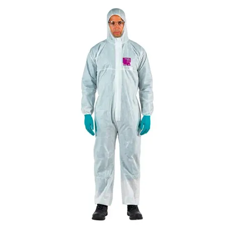 Macacão Ansell MICROGARD® Alphatec 1500 Tipo 5 e 6  Branco CA 39639