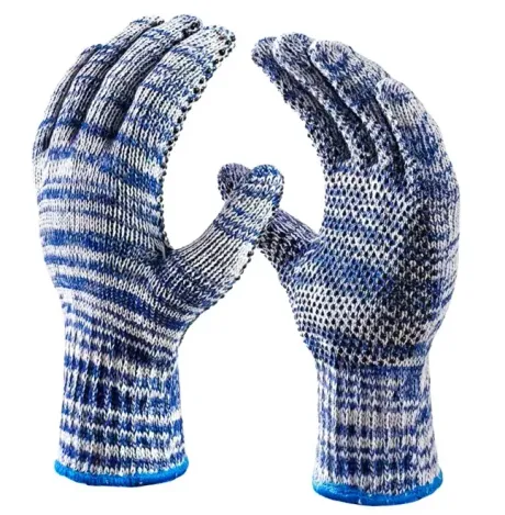 Luva de Algodão Pigmentada Danny Cottonflex Azul DA-10.350 Para Serviços Gerais CA 46574