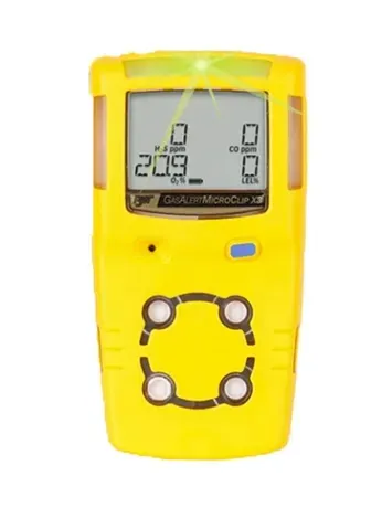 Detector de Gases O2, H2S, CO e gases combustíveis Honeywell BW™ Microclips X3