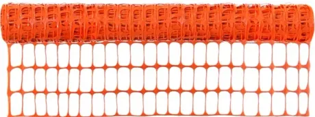 Tela Tapume 1,20M X 50M Teleplast Laranja Plastcor Em Polietileno e Proteção UV Código 700.00999