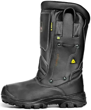 Bota de Bombeiro Coturno Delta Plus Fortaleza SBP SRC Para Uso em Combate a Incêndios CA 40632