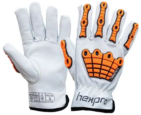 Luva Hexpro 4060 Forrada em Kevlar® com proteção Contra Arco Elétrico ATP 24 CAL/Cm2  Impacto, Resistente ao Corte e Térmica ao Calor até 250°C CA 48491