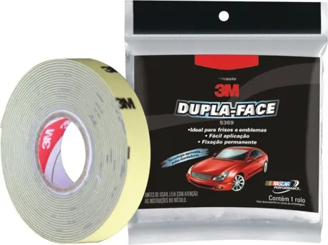 Fita Dupla Face Cinza Automotiva 5369 3M 9.5MM X 20M HB004078935