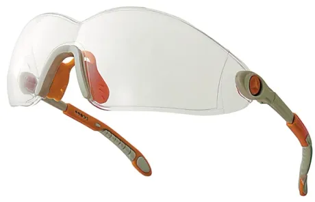 Óculos de Proteção Delta Plus VULCANO2 Clear Antirrisco e Antiembaçante UV-400 VULC2ORIN CA 35267