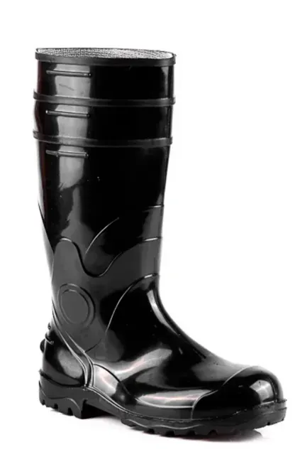 Bota de PVC Impermeável Preta Cano Longo Acqua Lev Bracol CA 37455