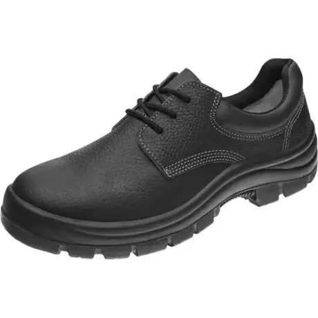 Sapato de Segurança de Amarrar Marluvas Safety Flex 11SFS48-BP em Couro Bico de PVC CA 42859